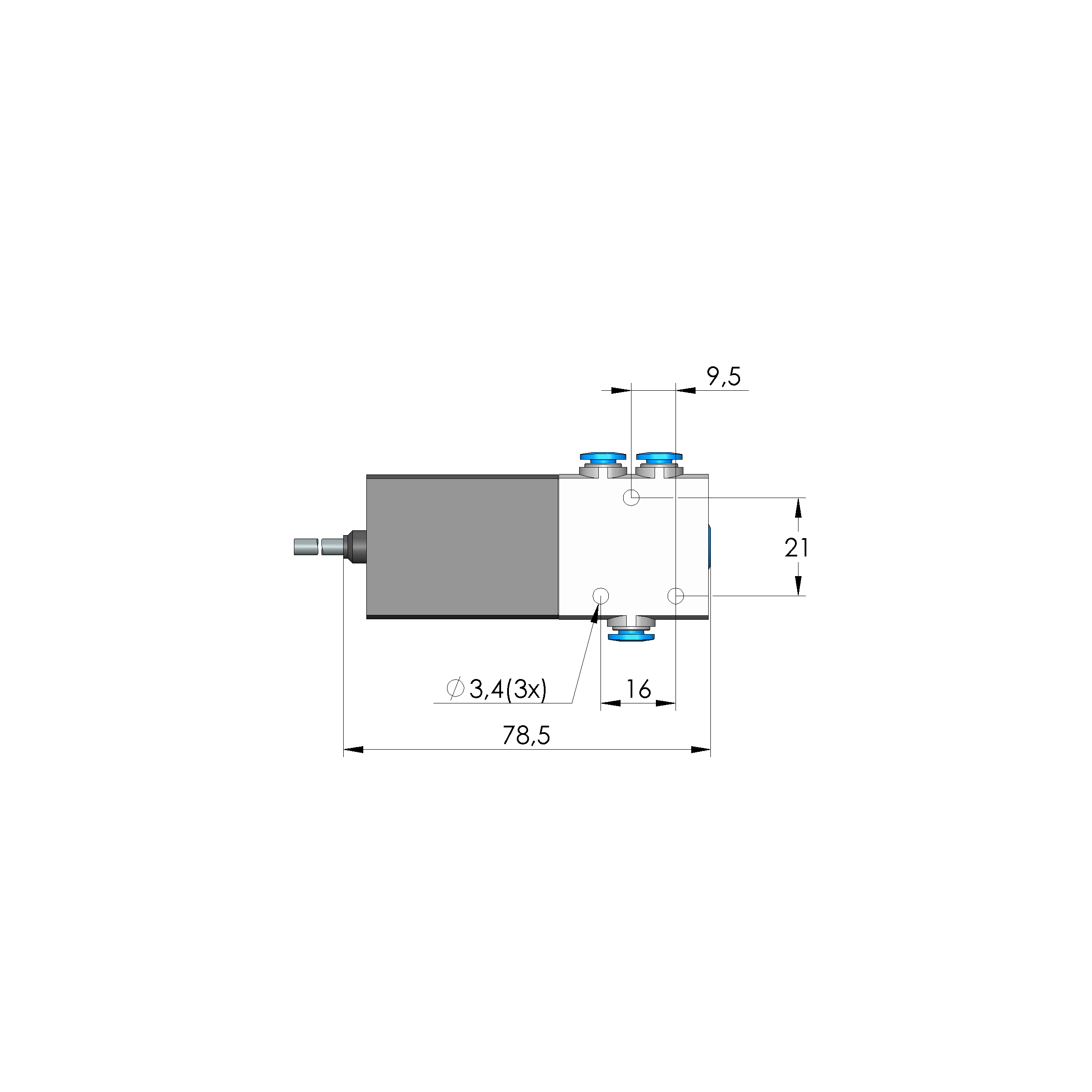 PMV-MG3/2-QS4-24V-100L