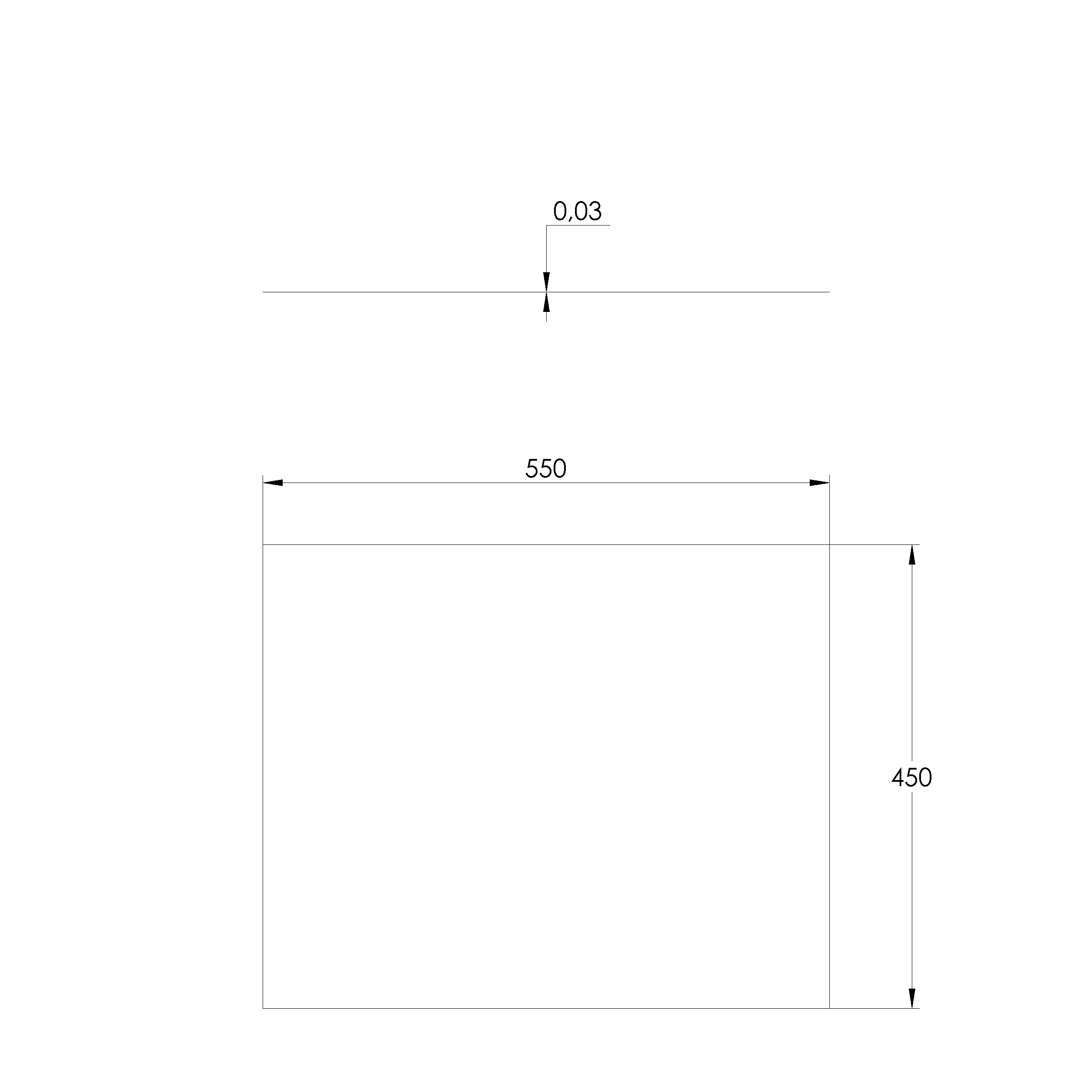KUN-DKB-Z 550x450x0,03